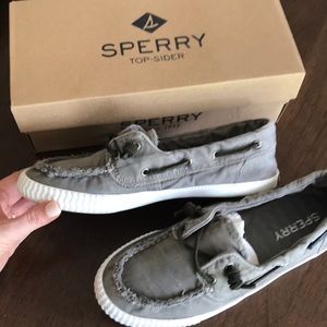 sperry sayel away washed grey